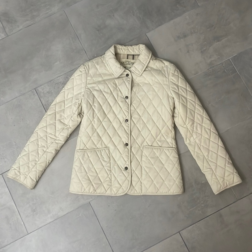 quilted new york classics coat